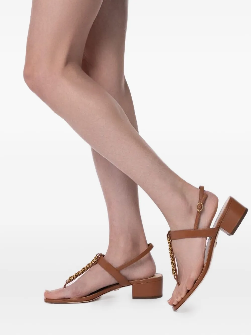 Veronica Beard 38mm Andie Sandals In Brown