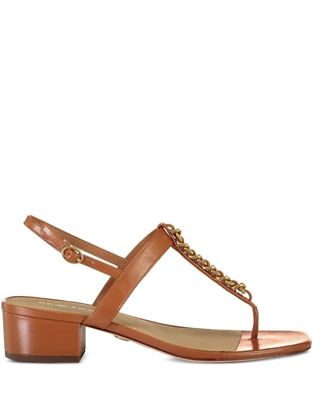 Veronica Beard 38mm Andie Sandals In Brown