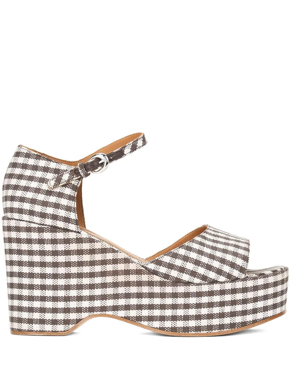Staud 95mm Stella Platform Sandals In Multi