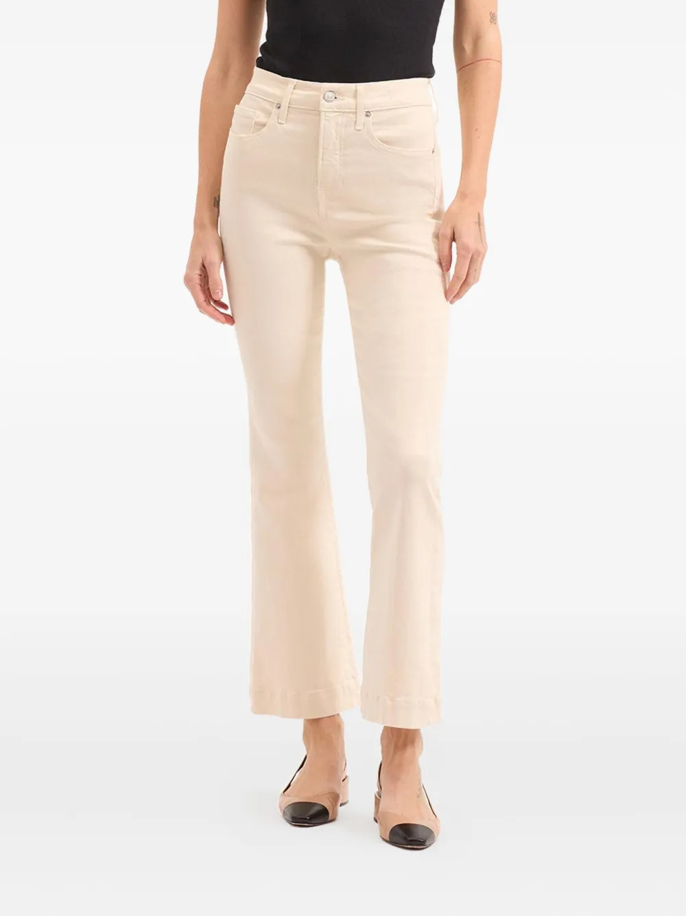 Veronica Beard Carson flare jeans - Wit