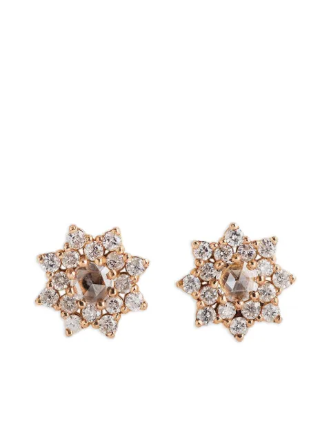 Parulina 18K rose gold Sherzade diamond earrings