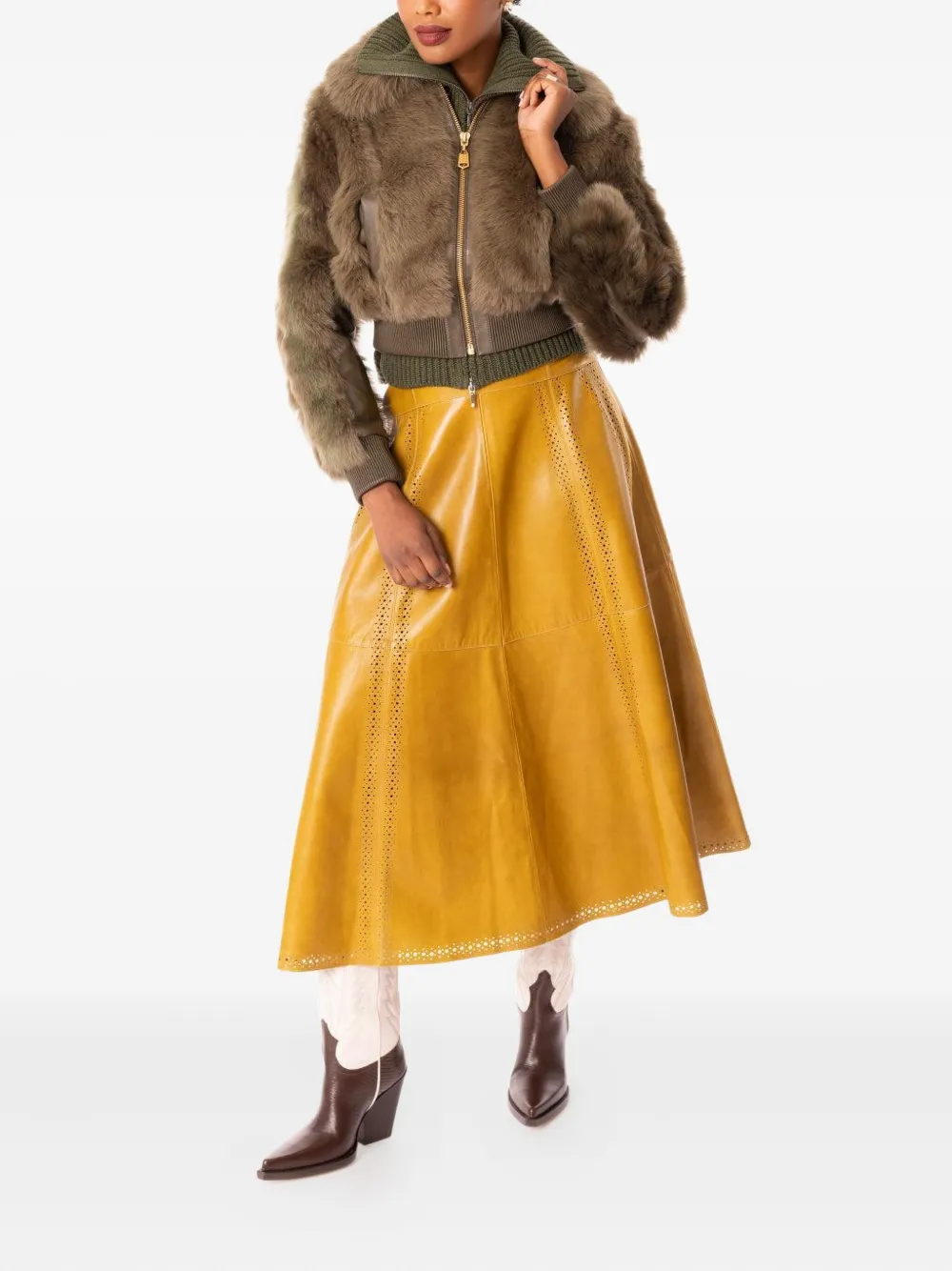 ZIMMERMANN Hypnotic shearling bomber jacket | Faux Fur & Shearling Jackets | Image 2