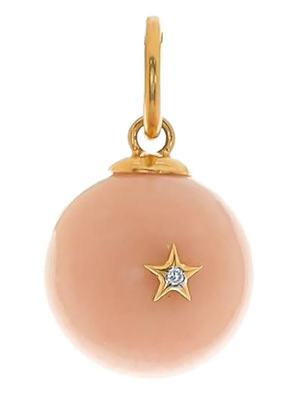 DEVON WOODHILL Collana Morning Star in oro giallo 18 carati con diamanti e opale - Rosa