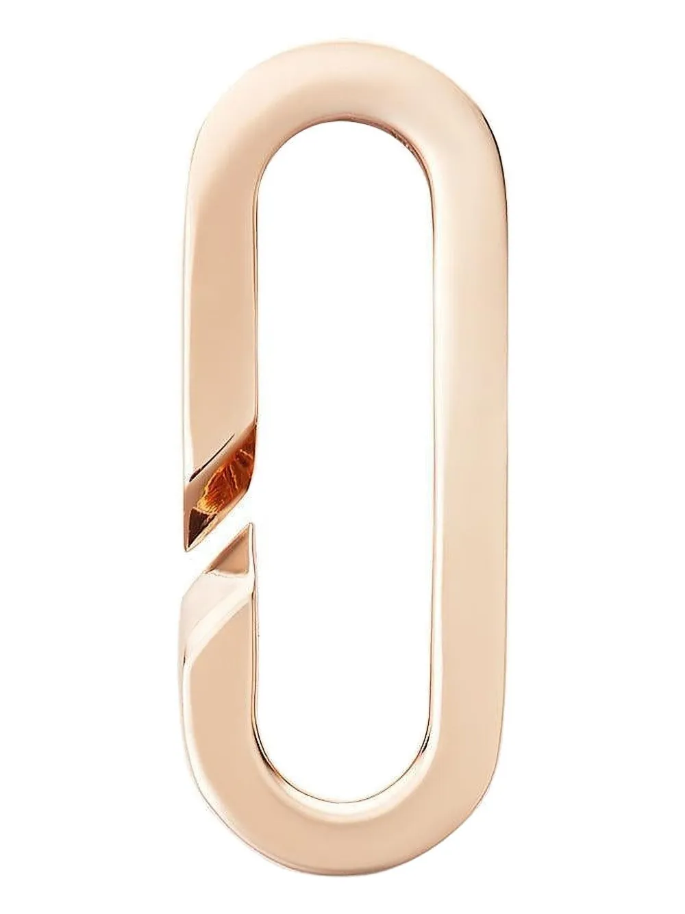 Bizzotto Gioielli 18kt Gold Paperclip Pendant Necklace In Pink