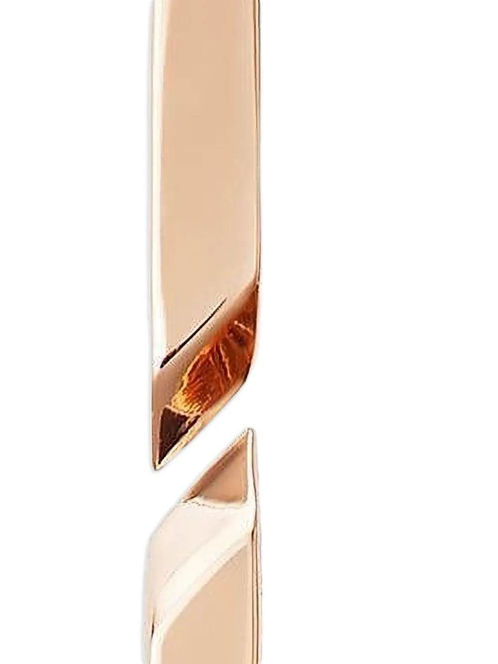 Bizzotto Gioielli 18kt Gold Paperclip Pendant Necklace In Pink