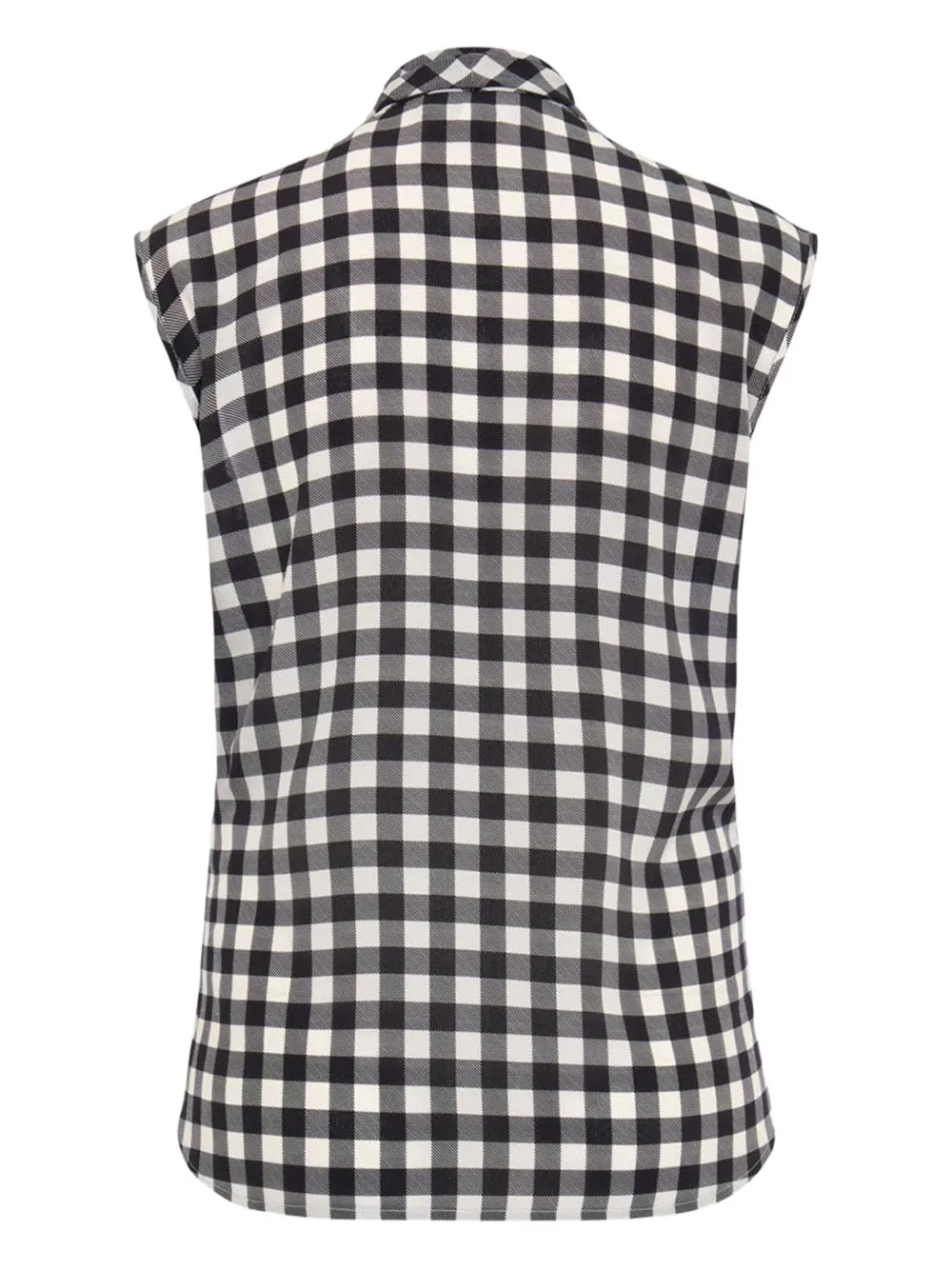 Maison Common Gingham-check Blouse In Multi