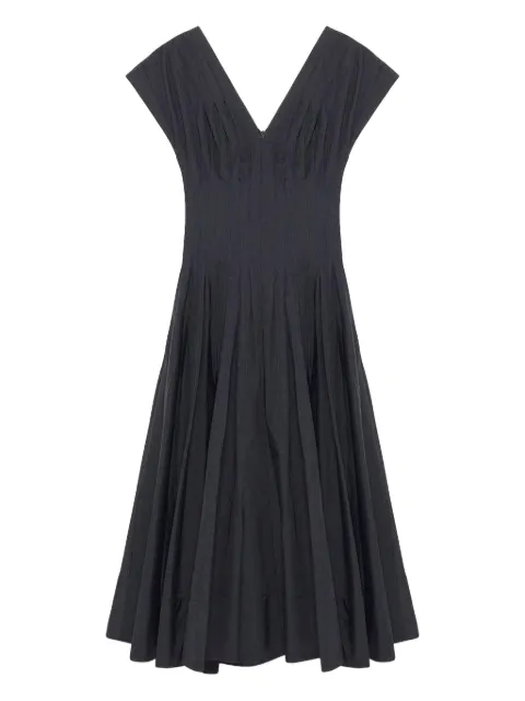 Simkhai pleated V-neck dress