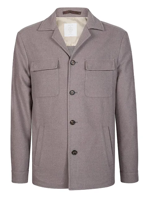 Eleventy flap-pocket wool overshirt