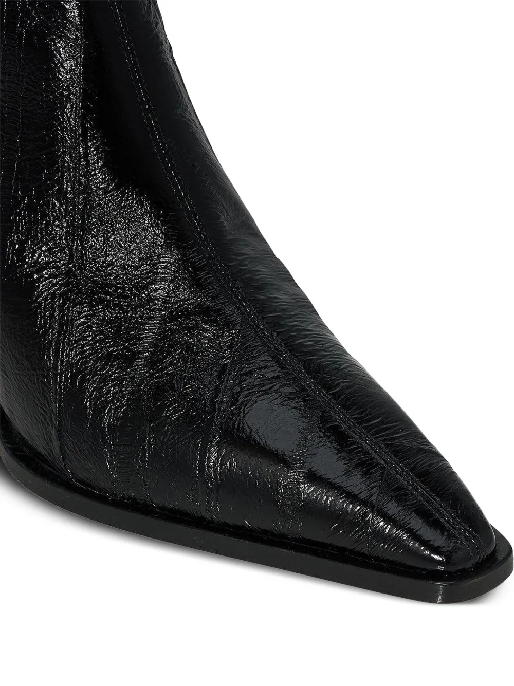 Aquazzura 70mm Francoise Pointed-toe Ankle Boots In Black