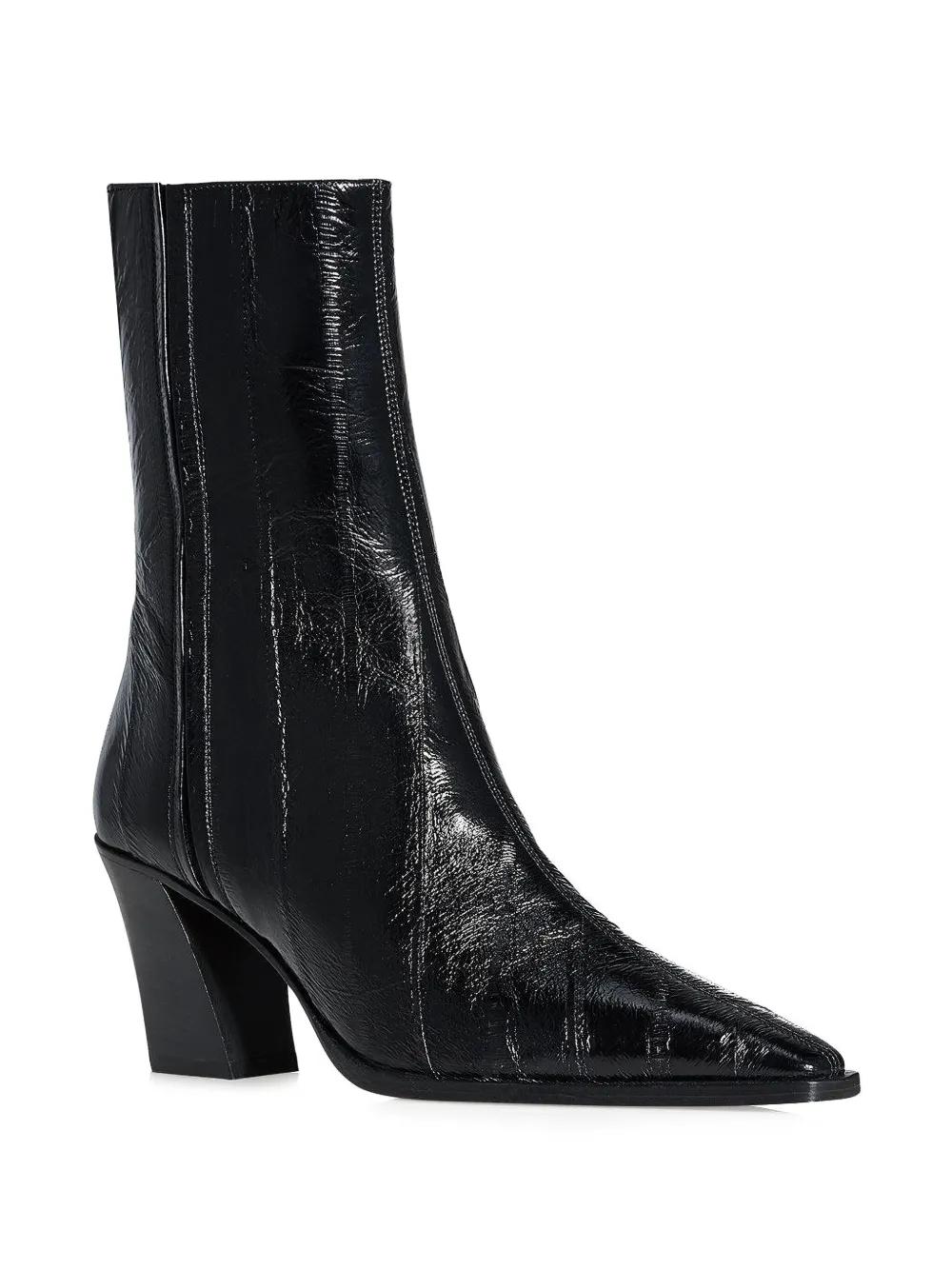 Aquazzura 70mm Francoise Pointed-toe Ankle Boots In Black