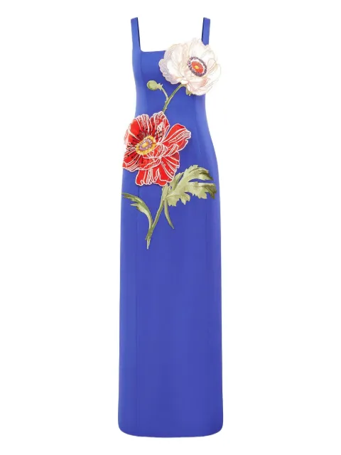 Leo Lin Adelina embroidered maxi dress