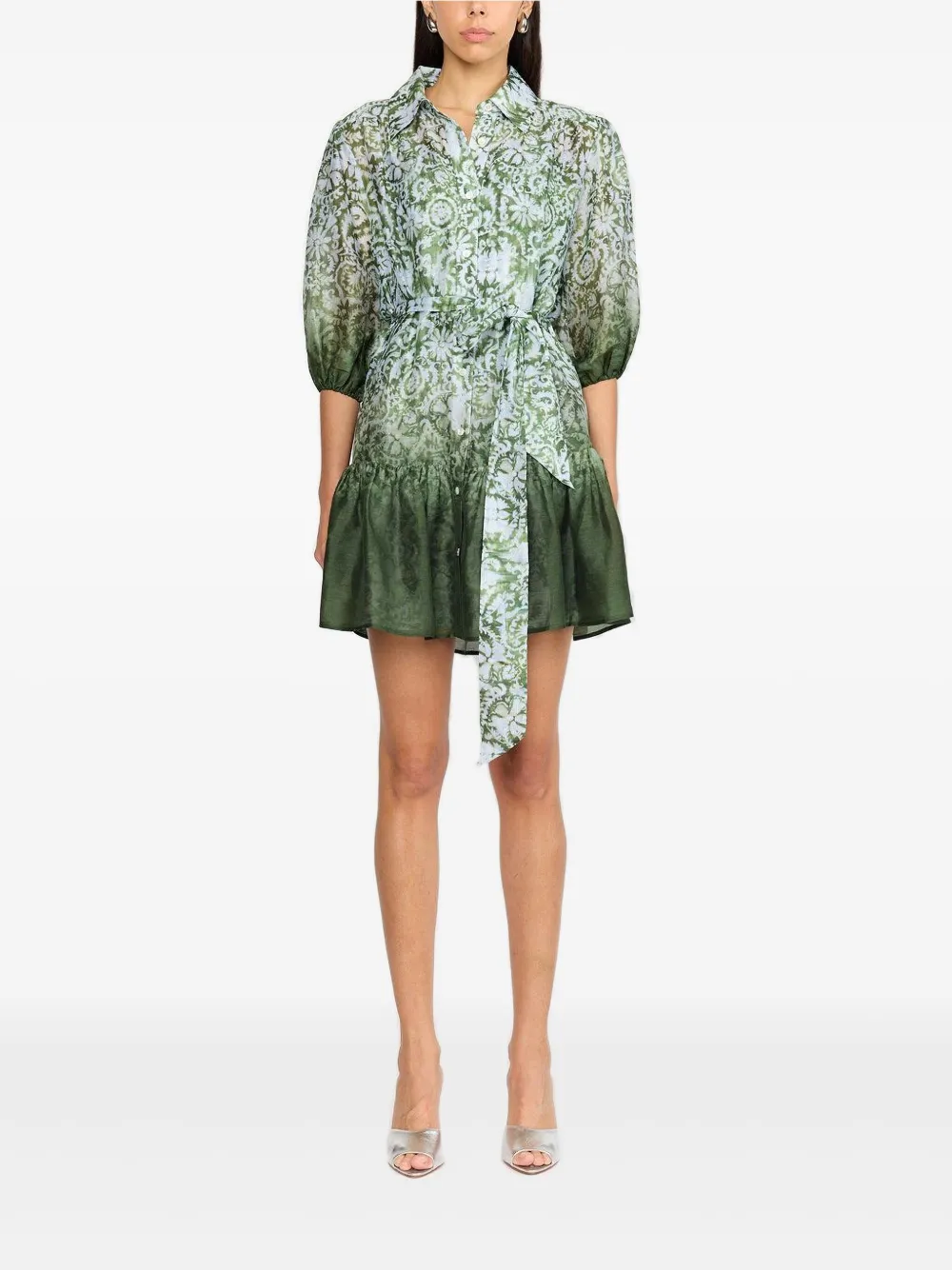 Christy Lynn Erin mini-jurk met paisley-print - Groen