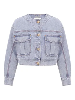 Marc Jacobs ダメージ デニムジャケット | ブルー | FARFETCH JP