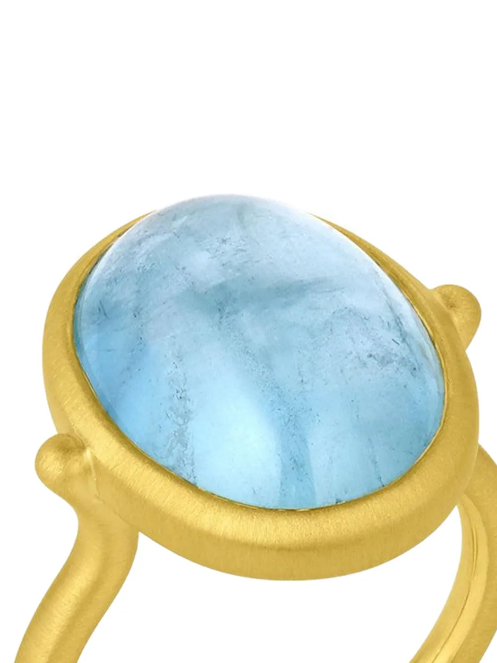 Leigh Maxwell 18k Yellow Gold The Og Aquamarine Ring In Gold