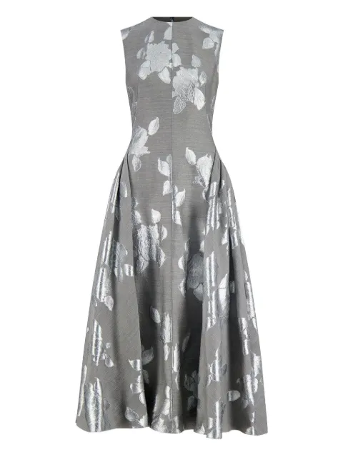 Lela Rose Coupe floral-print midi dress