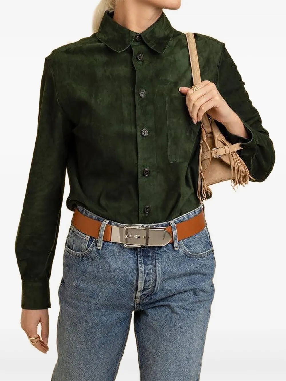 Ralph Lauren Collection Adrien shirt - Groen