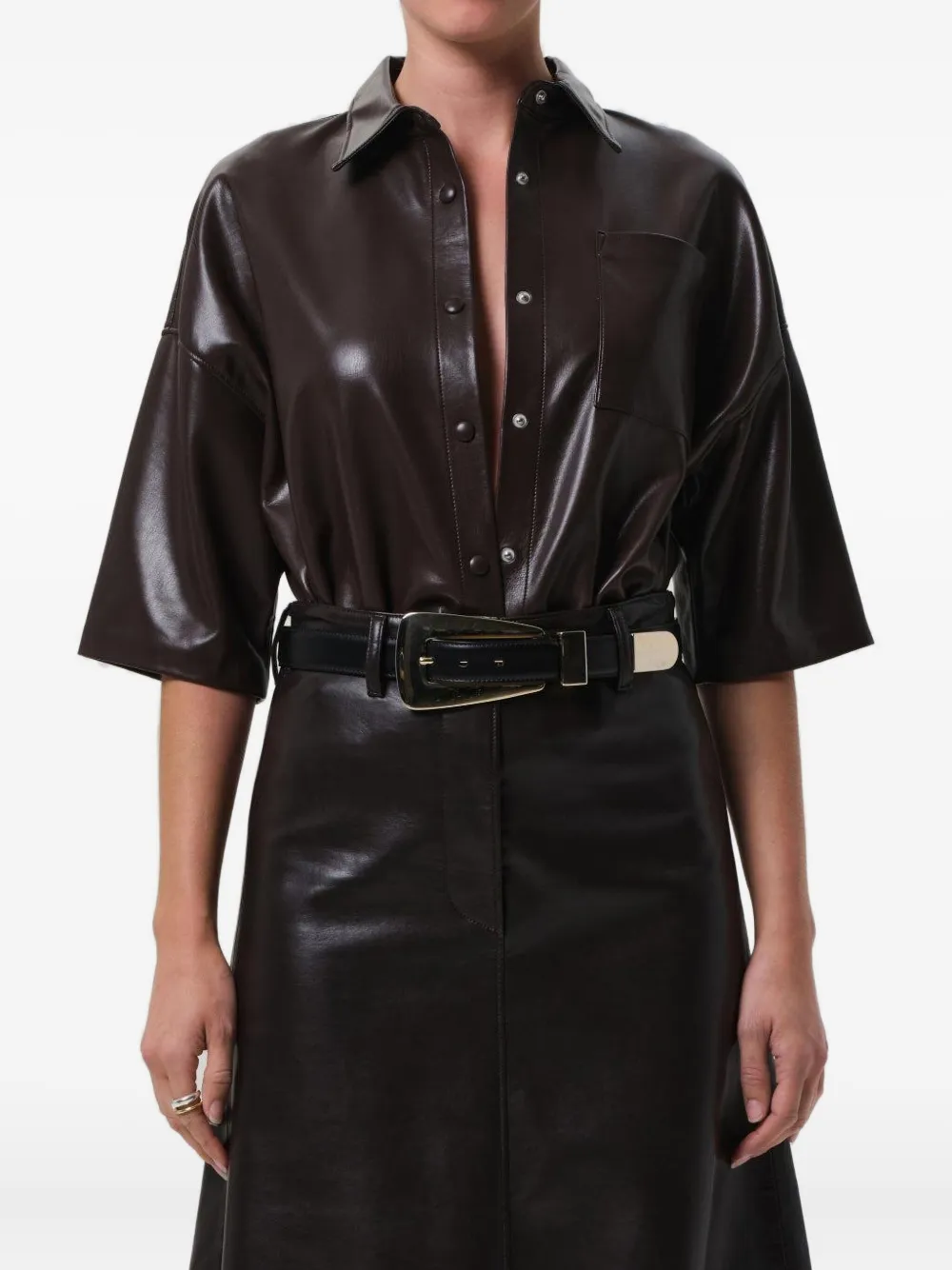 Citizens of Humanity Overhemd met knopen Bruin