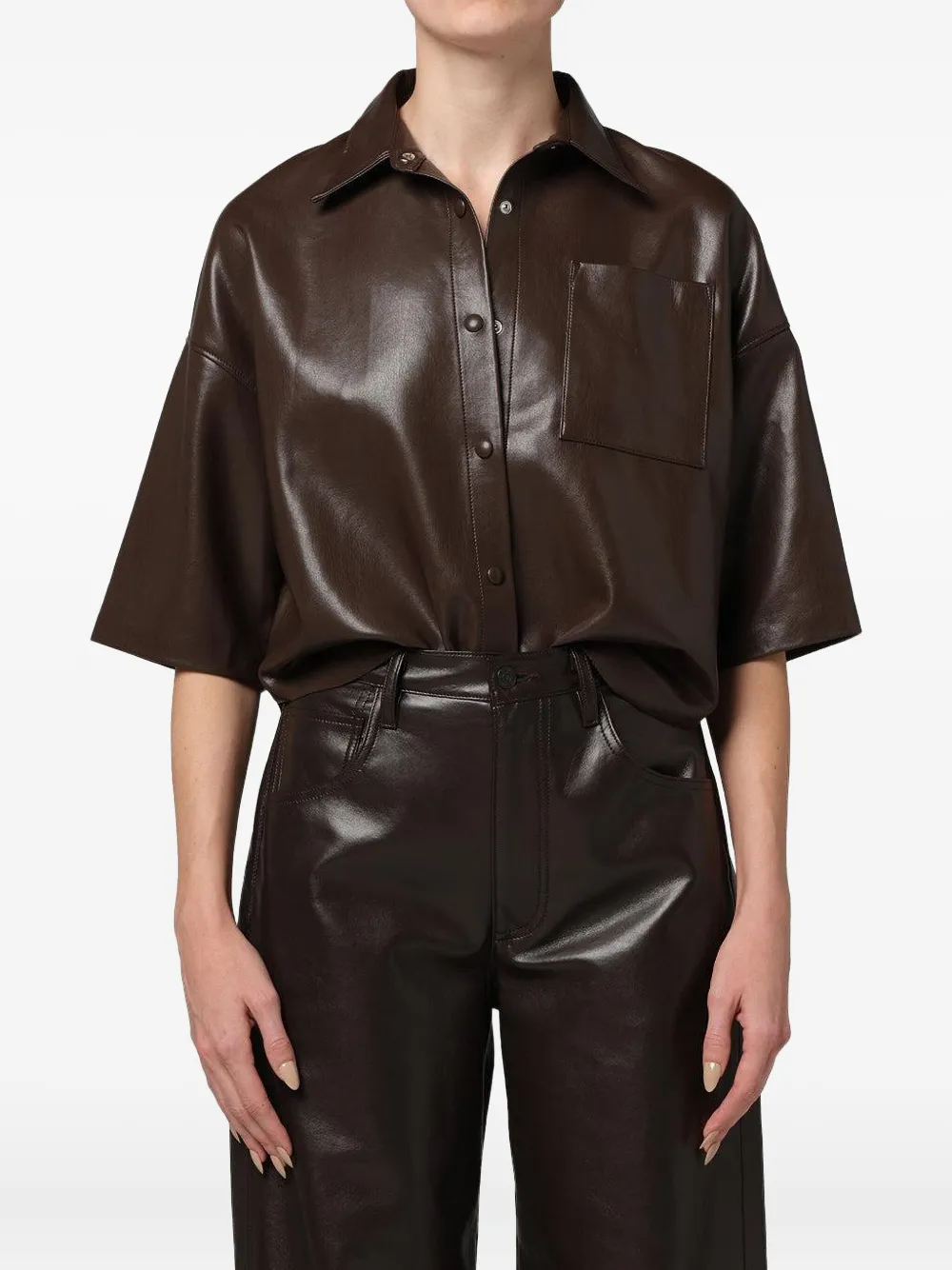 Citizens of Humanity Overhemd met knopen Bruin