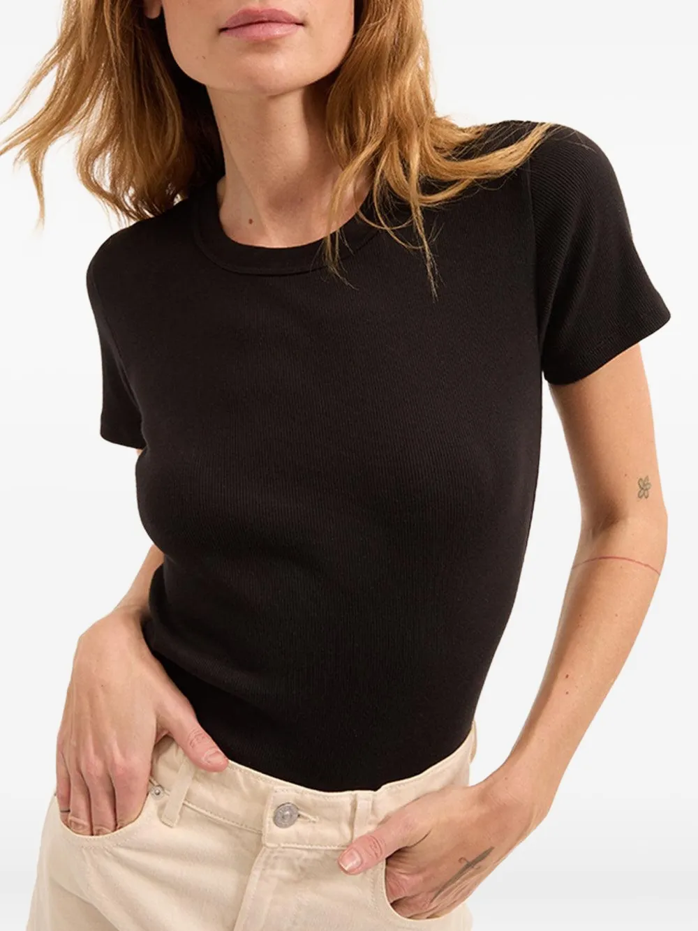 Veronica Beard ribbed crew-neck T-shirt | T-Shirts & Jersey Shirts | Image 2