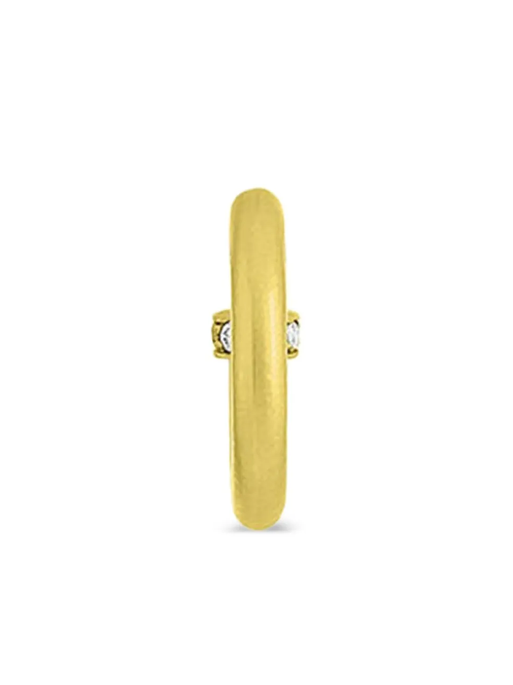 Leigh Maxwell Gold Diamond Mini Hoop Earrings In Gold