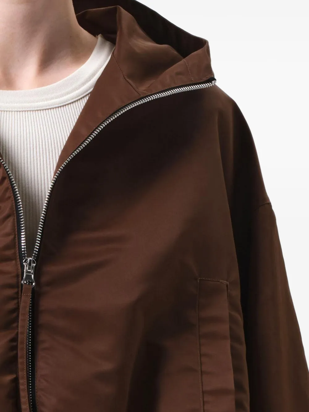 Citizens of Humanity Jack met capuchon Bruin