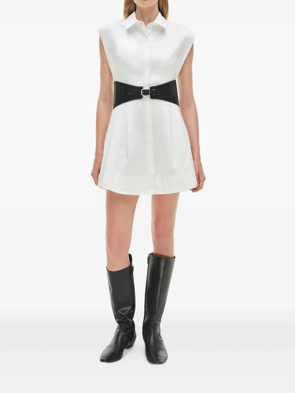 Simkhai Adler blousejurk met ceintuur - Wit