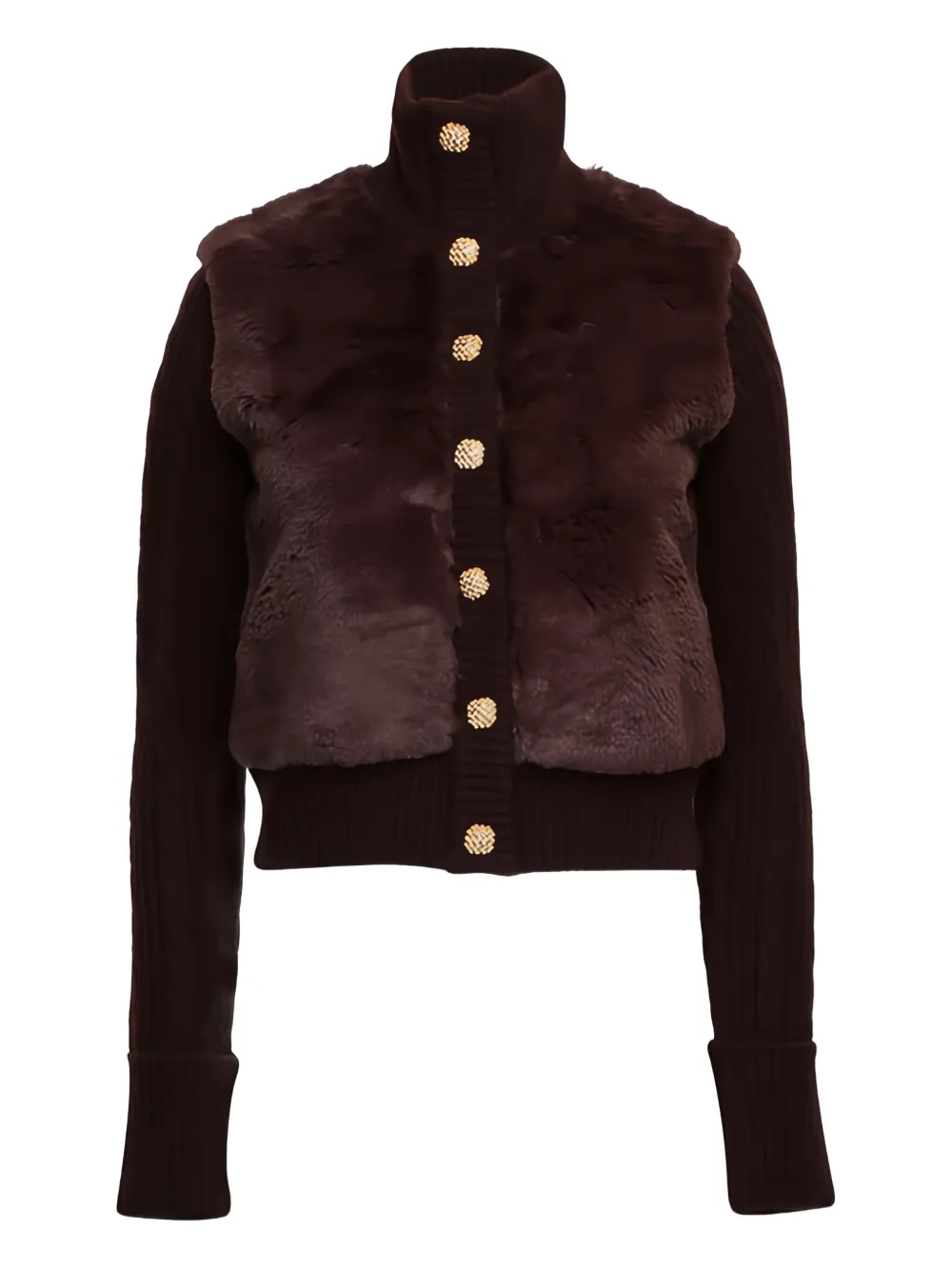 Cara Cara Logan cable-knit jacket - Braun