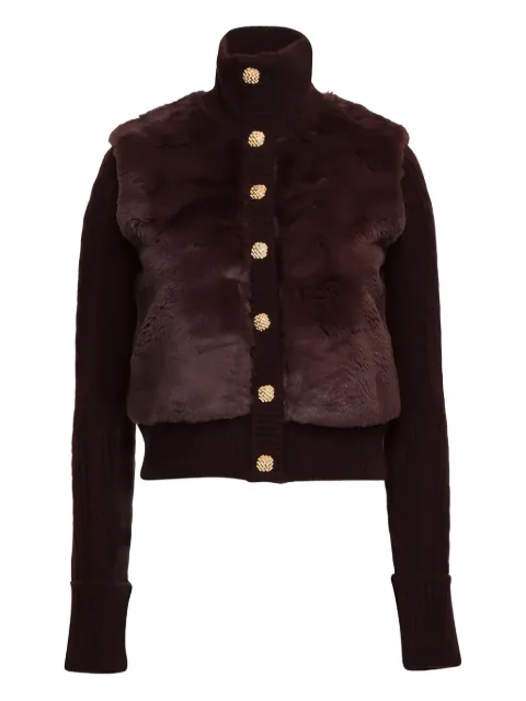 Cara Cara chamarra en tejido de ochos Logan