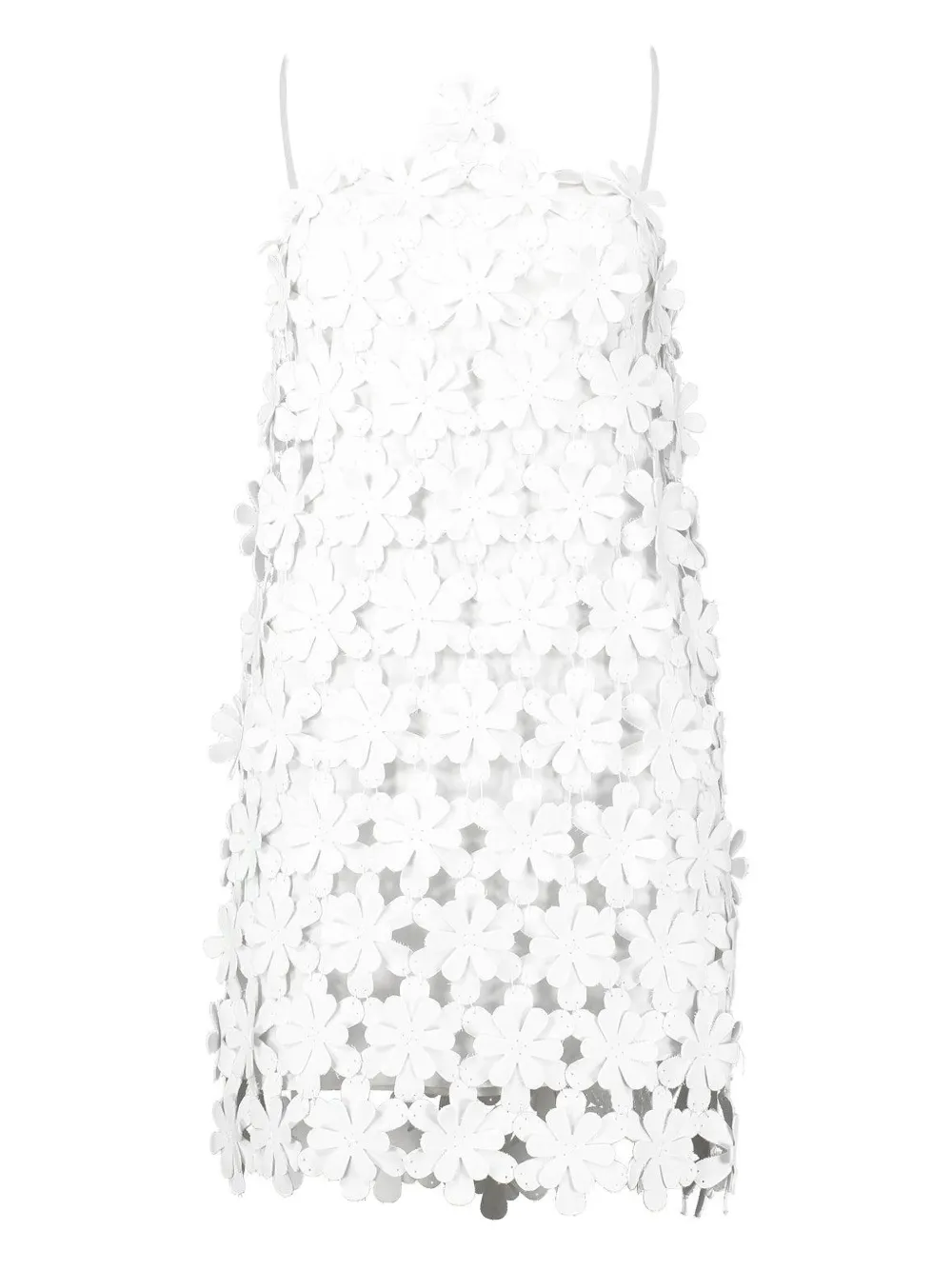 Alexis Lily flower-appliqué mini dress | White | Image 1
