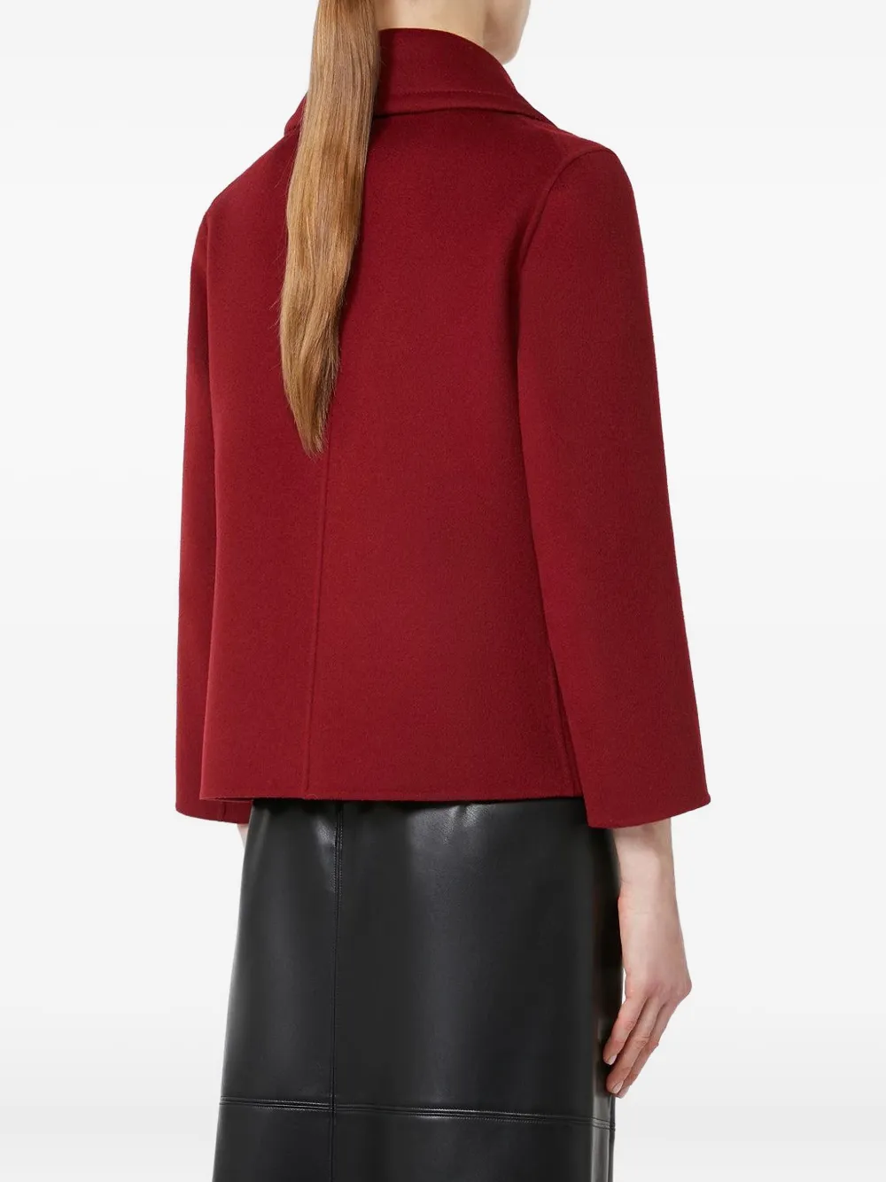 'S Max Mara Elise jack met dubbele rij knopen Rood