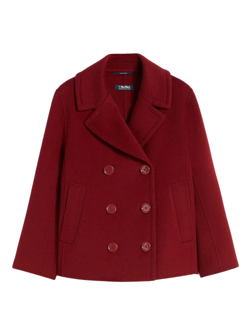 'S Max Mara Elise ダブルジャケット - レッド 'S Max Mara Elise ダブルジャケット - レッド