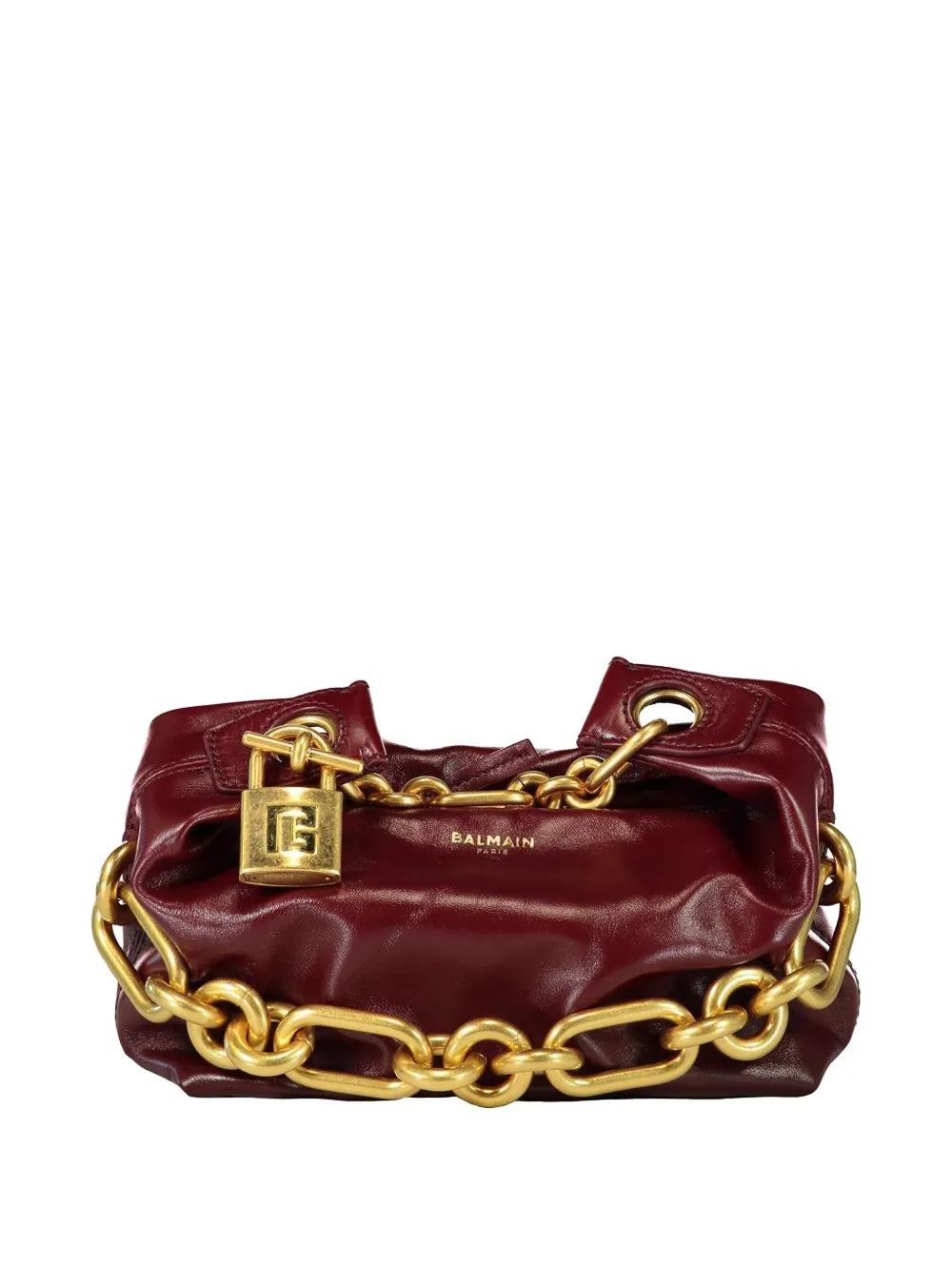 Balmain Sync mini-shopper met hangslot - Rood