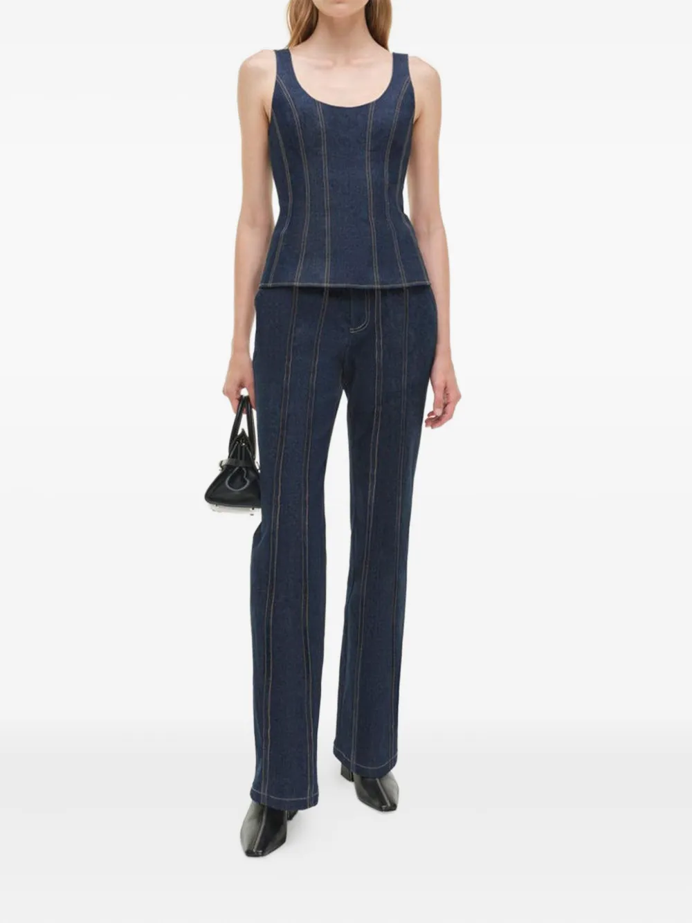 Simkhai Ansel jeans met stikseldetail - Blauw