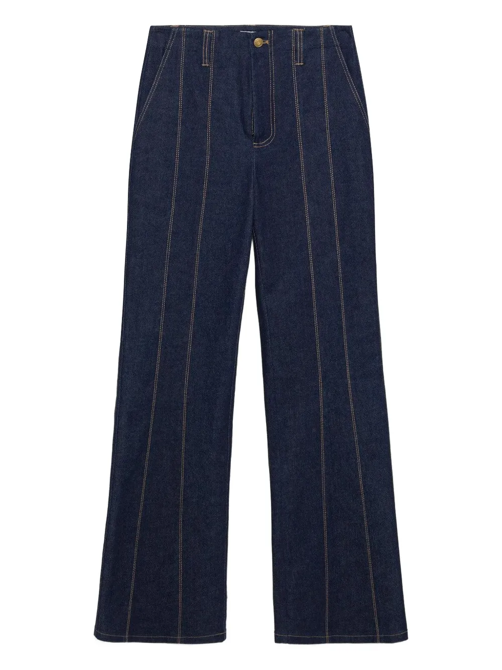 Simkhai jean Ansel à détails de coutures | bleu | Image 1