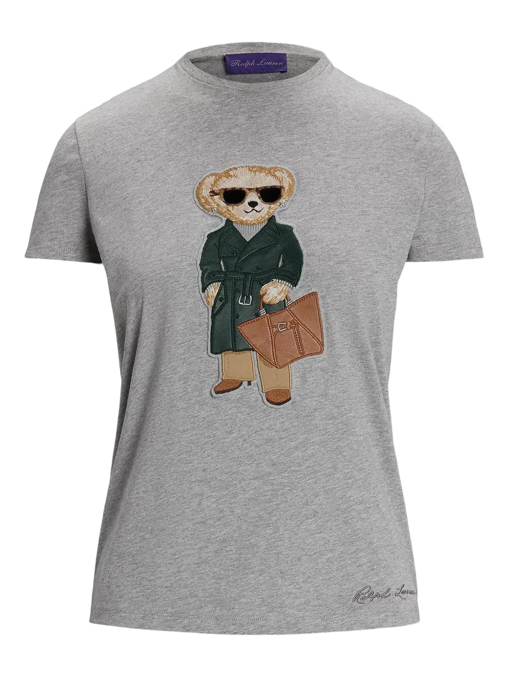Polo Ralph Lauren ベアアップリケ Tシャツ - グレー Polo Ralph Lauren ベアアップリケ Tシャツ - グレー