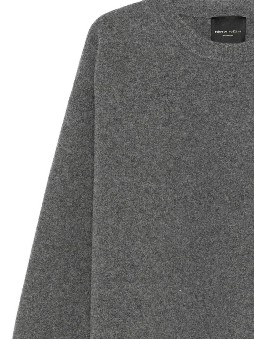 Roberto Collina Kasjmier trui Grijs