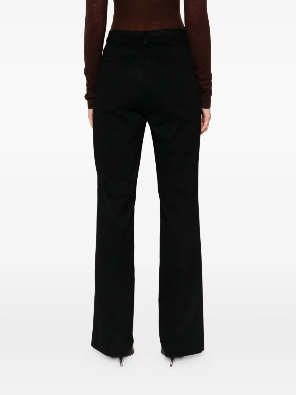 Max Mara Pleat-detail Tailored Trousers In Black