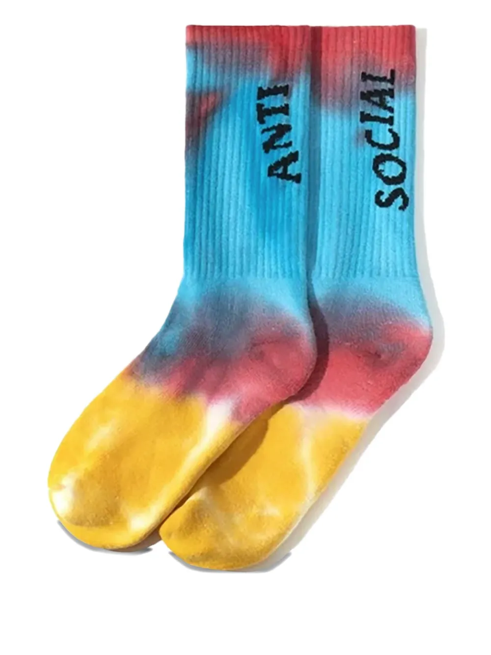 Anti Social Social Club Melted Hearts "multicolour" Socks In Multi