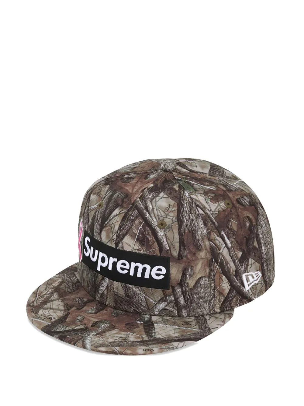 Supreme x Breast Cancer Awareness New Era "Camo" cap - Marrone