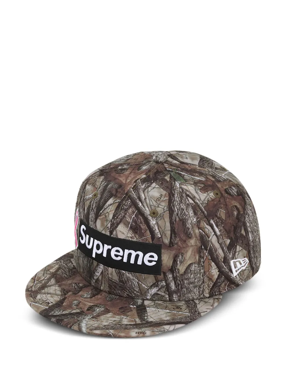 Supreme x Breast Cancer Awareness New Era Camo キャップ - ブラウン Supreme x Breast Cancer Awareness New Era Camo キャップ - ブラウン