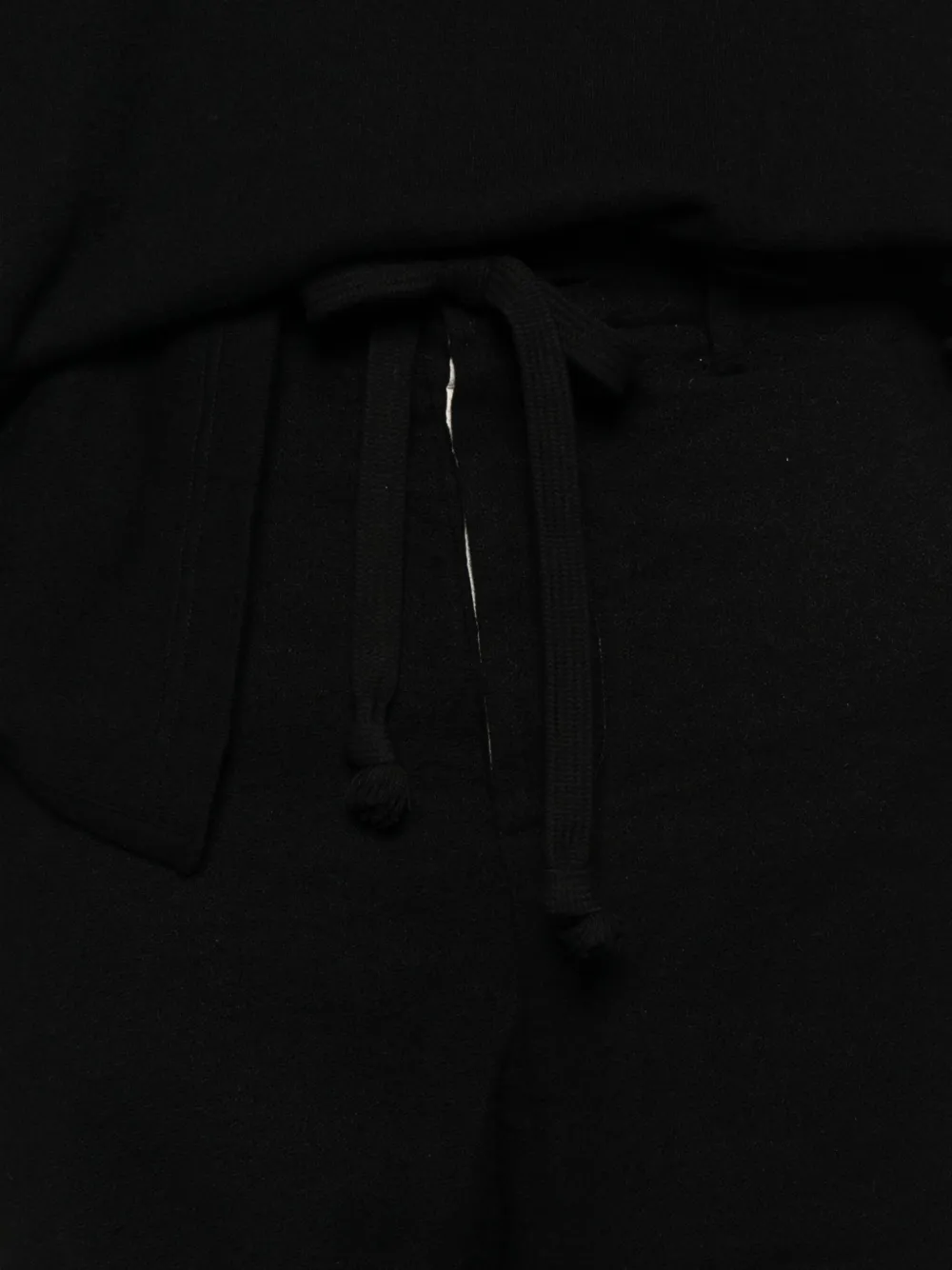 Uma Wang Broek met trekkoord Zwart