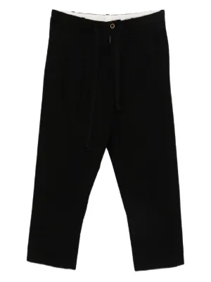 Comme Des Garçons Homme Deux テーパードパンツ | ブラック | FARFETCH JP