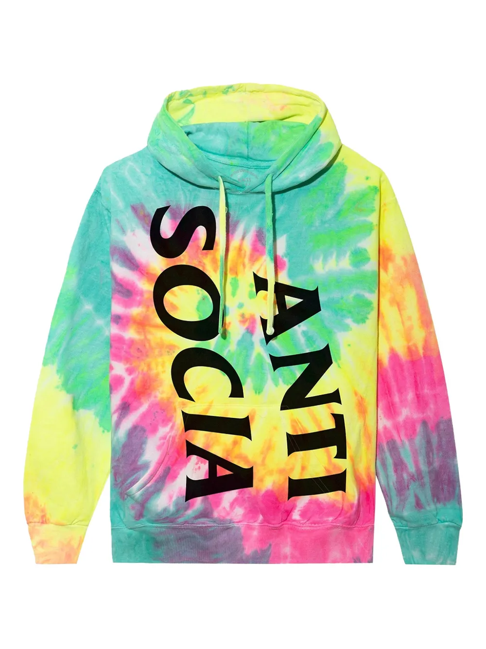 Anti Social Social Club tie-dye hoodie | Neutrals | Image 1