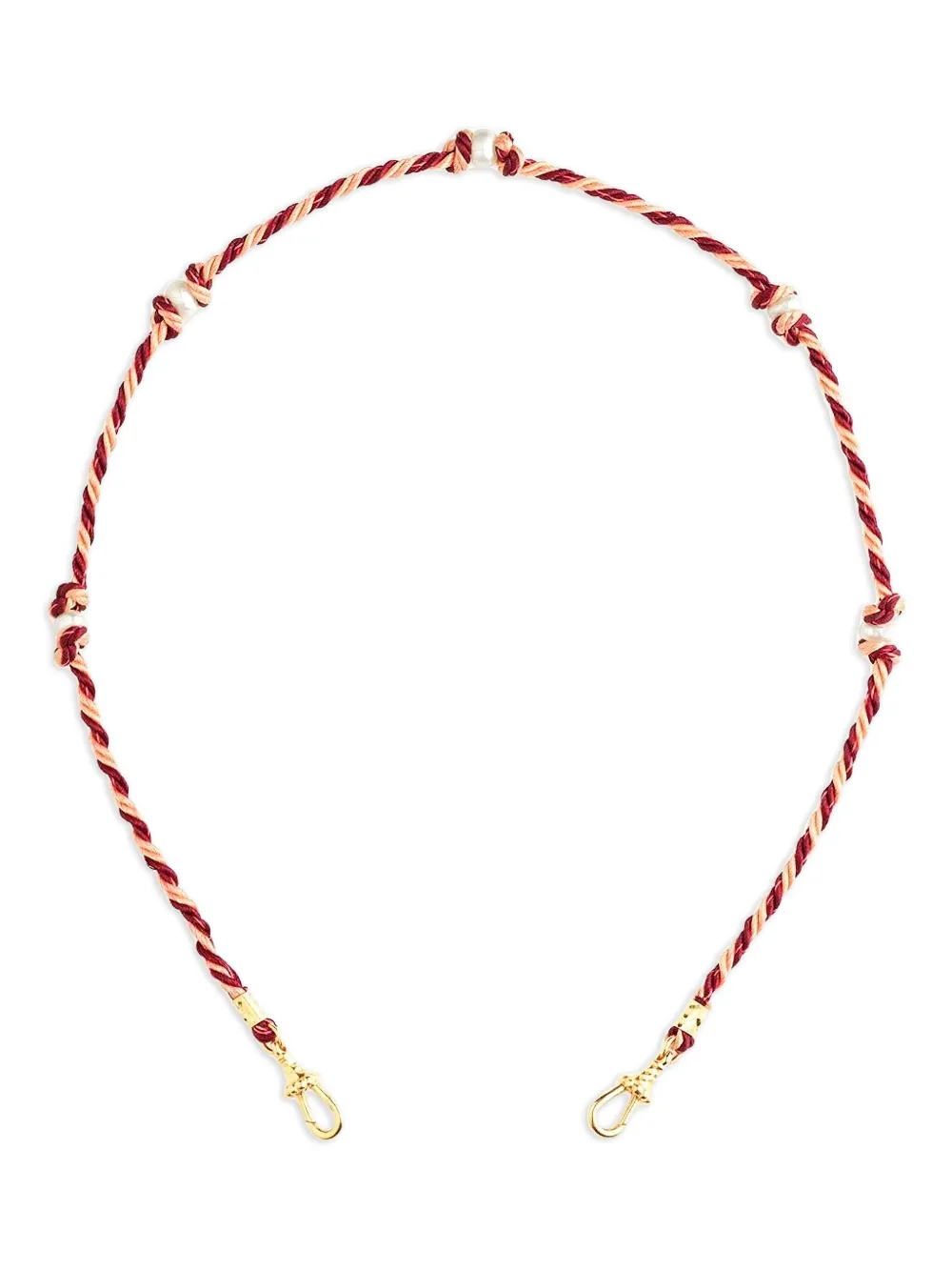 Marie Lichtenberg Collana Mauli in oro giallo 14 carati - Rosso