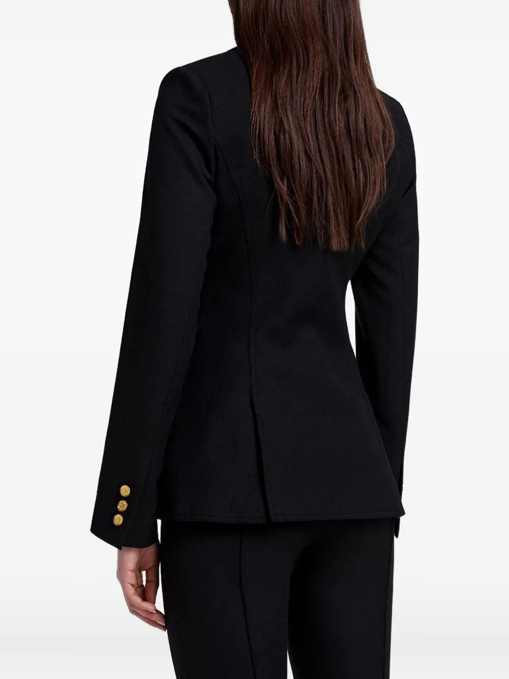 Smythe Blazer met stormklep en knopen Zwart