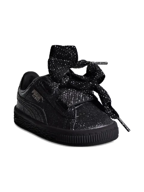 Puma Kids tenis Basket Heart Holiday Glamour Black