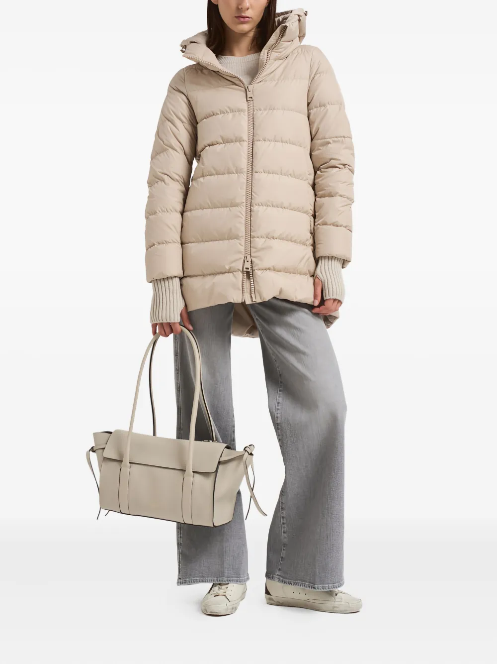 Herno zip-fastening padded coat | Single Breasted Coats | Image 2