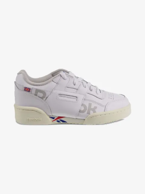 Reebok Kids Workout Plus Alte PS "White/Team Dark Royal/Red/Grey" Sneakers