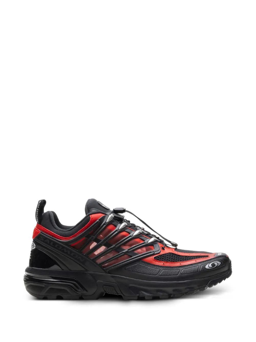Salomon ACS Pro "Black Flame Scarlet" sneakers Zwart