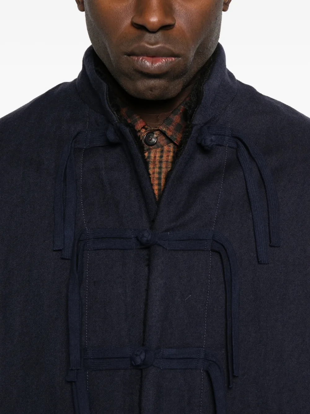 Uma Wang Jack met geknoopte voorkant Blauw